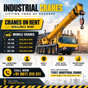 Hydraulic Crane Hire and Rental Service